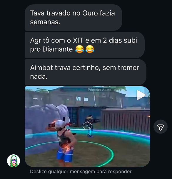 Feedback 4 — sem ban nenhum, 100% capa